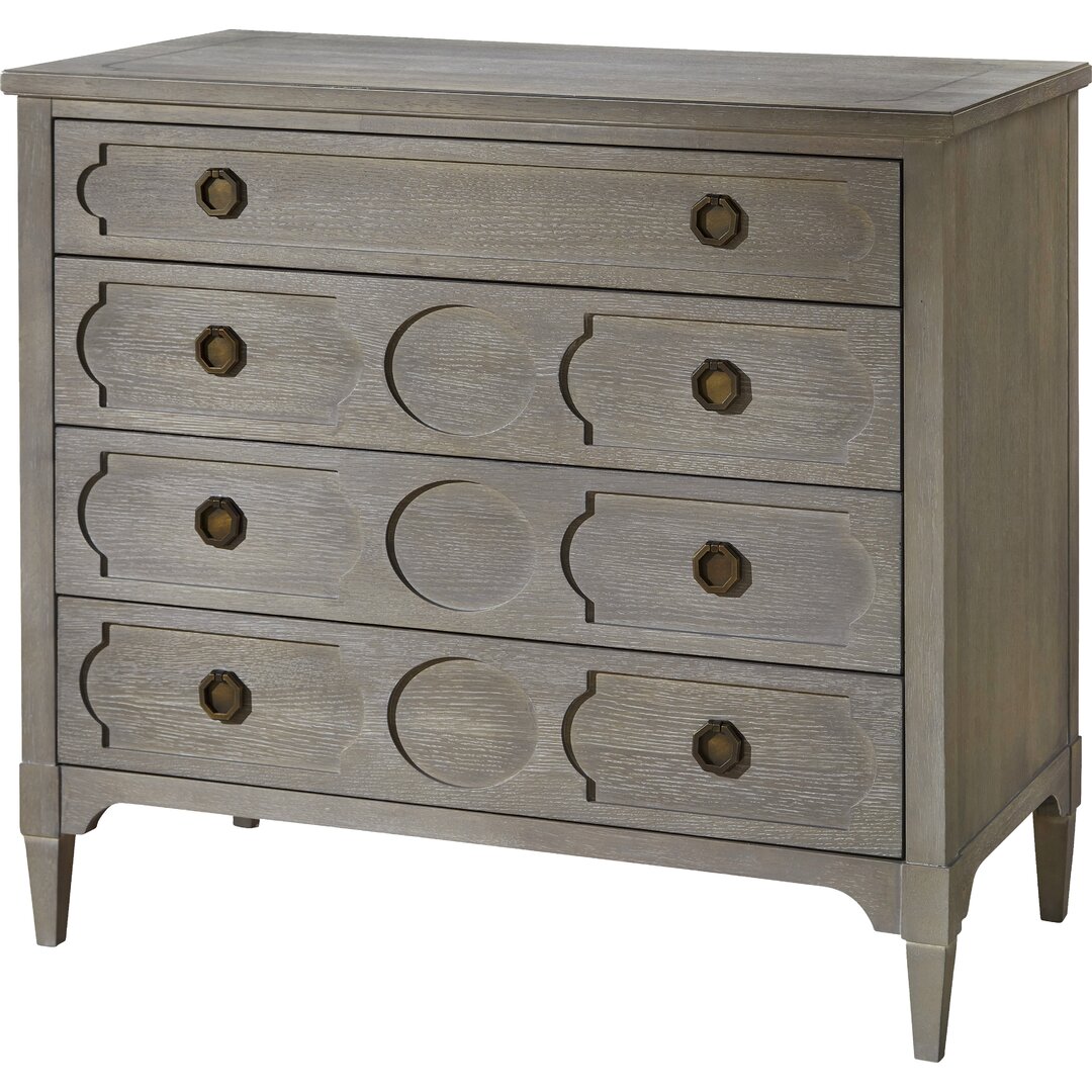 Julie Playlist 4 Drawer Dresser, by Universal Furniture, 38" width x 34" height x 19" depth View 1