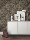 Chinoiserie Black & Gold Wallpaper, by York Wall, 27' length x 2'3" width x 0.02" depth thumbnail 3
