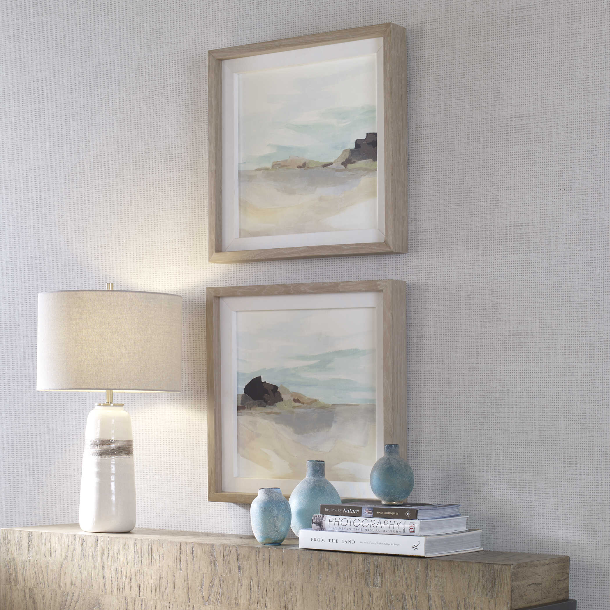 Glacial Coast Framed Prints Set/2 large image 