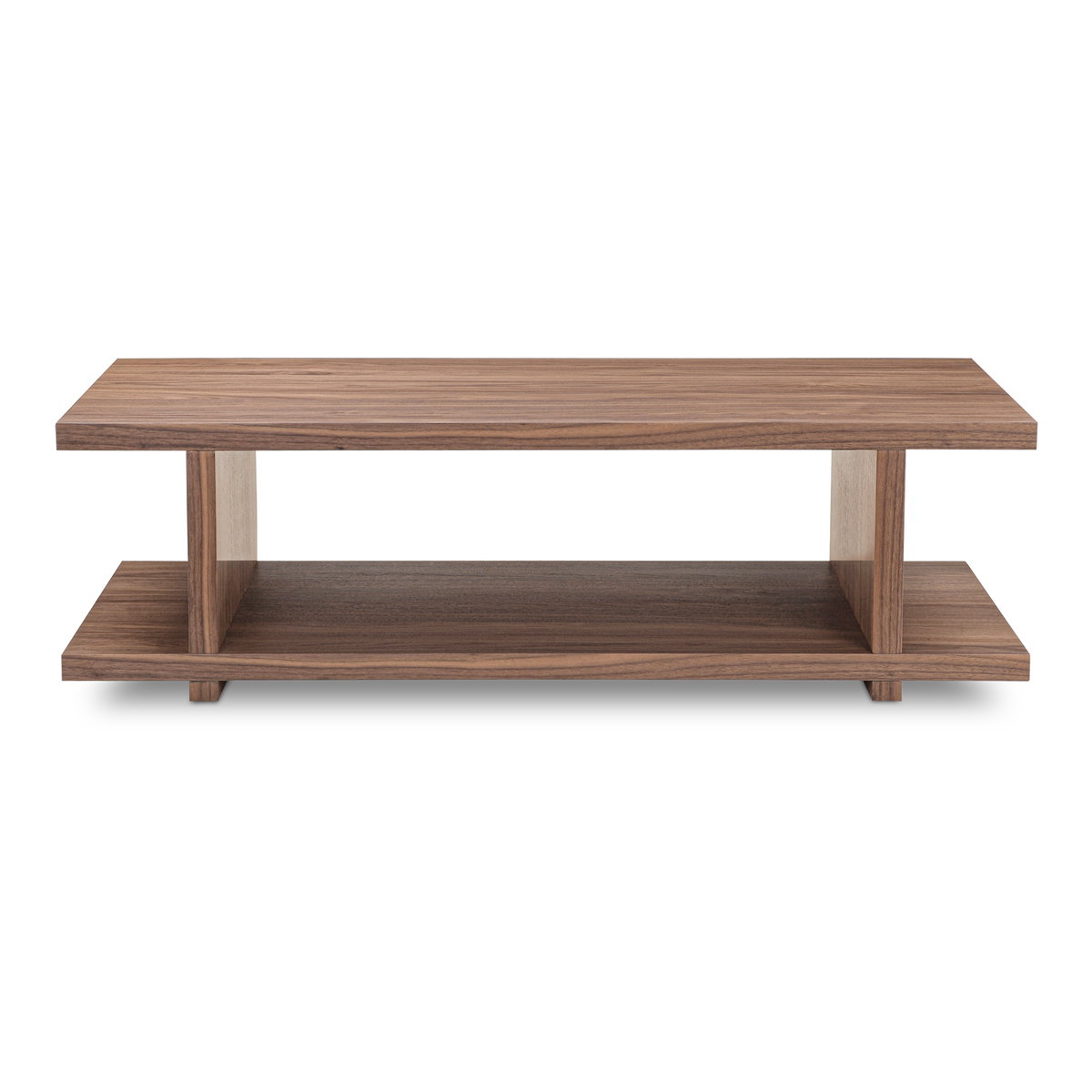 Miri Coffee Table Walnut, by Moe's Home, 54" width x 16" height x 24" depth View 1