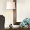 Rowland Panda Marble Buffet Lamp, Table Lamp by Uttermost, 13" width x 37" height x 13" depth thumbnail 2