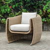 Tropic Golden Flax Outdoor Lounge Chair, Outdoor Chair by Uttermost, 2'7.2" width x 2'11" height x 3' depth thumbnail 2