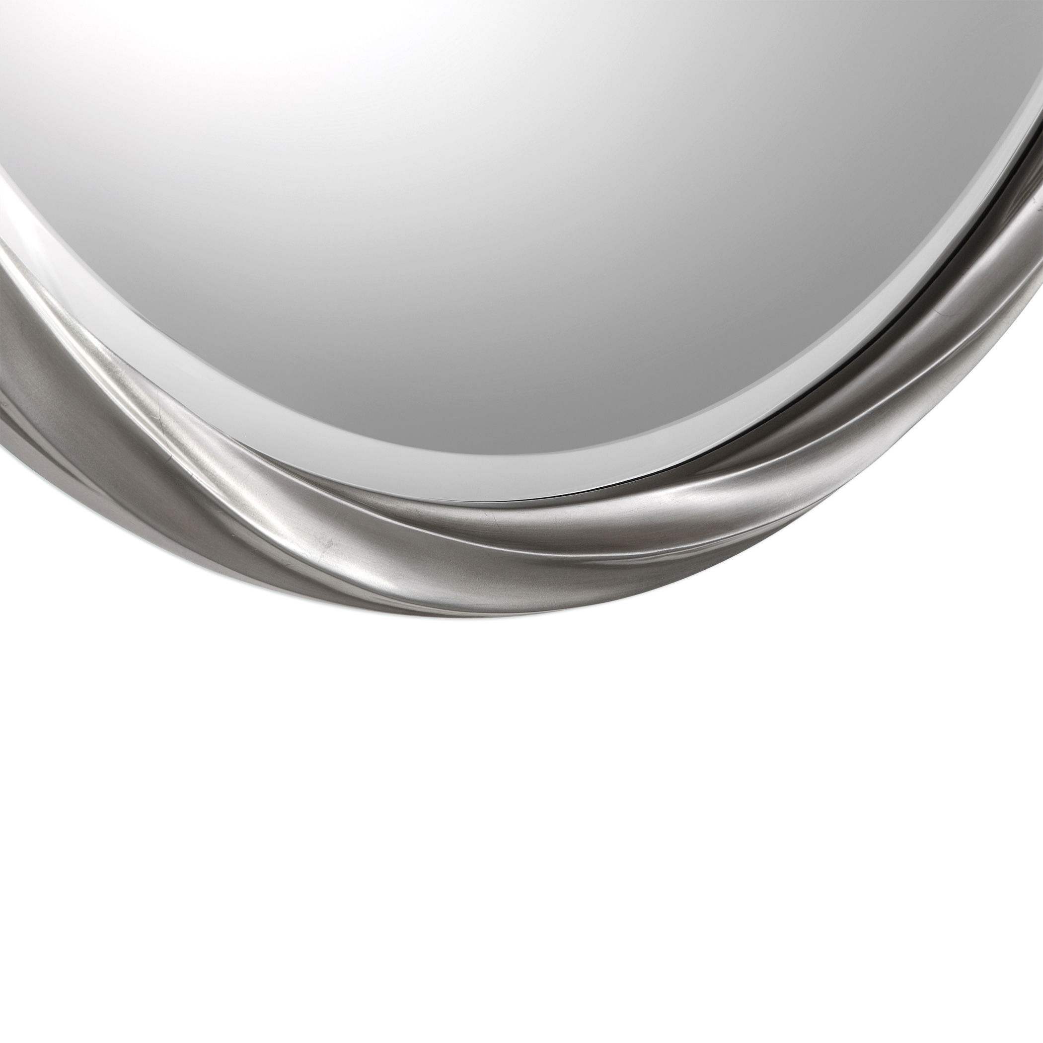 Orion Silver Round Mirror large image 