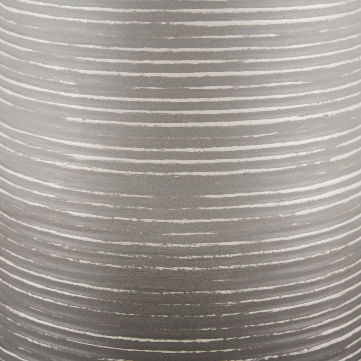 Toru Medium White with Grey Ombre Metal Vase, by Mercana, 7.87" length x 7.87" width x 19.88" height View 7