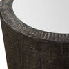 Sequoia Mirrored Drum Table, Side & End Table by Uttermost, 22" width x 25" height x 22" depth thumbnail 4