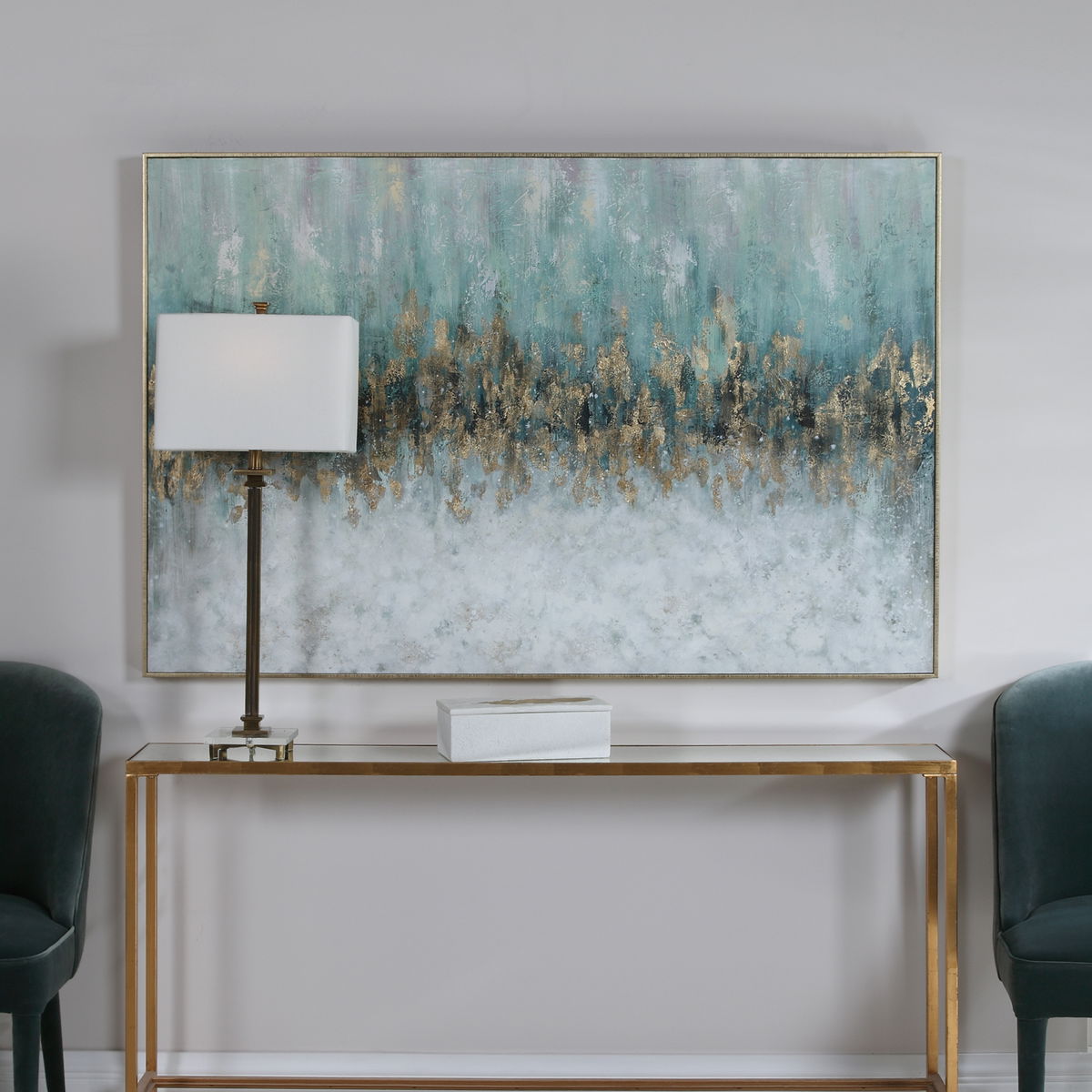Divide Hand Painted Art, by Uttermost, 61" width x 41" height x 2.25" depth View 8