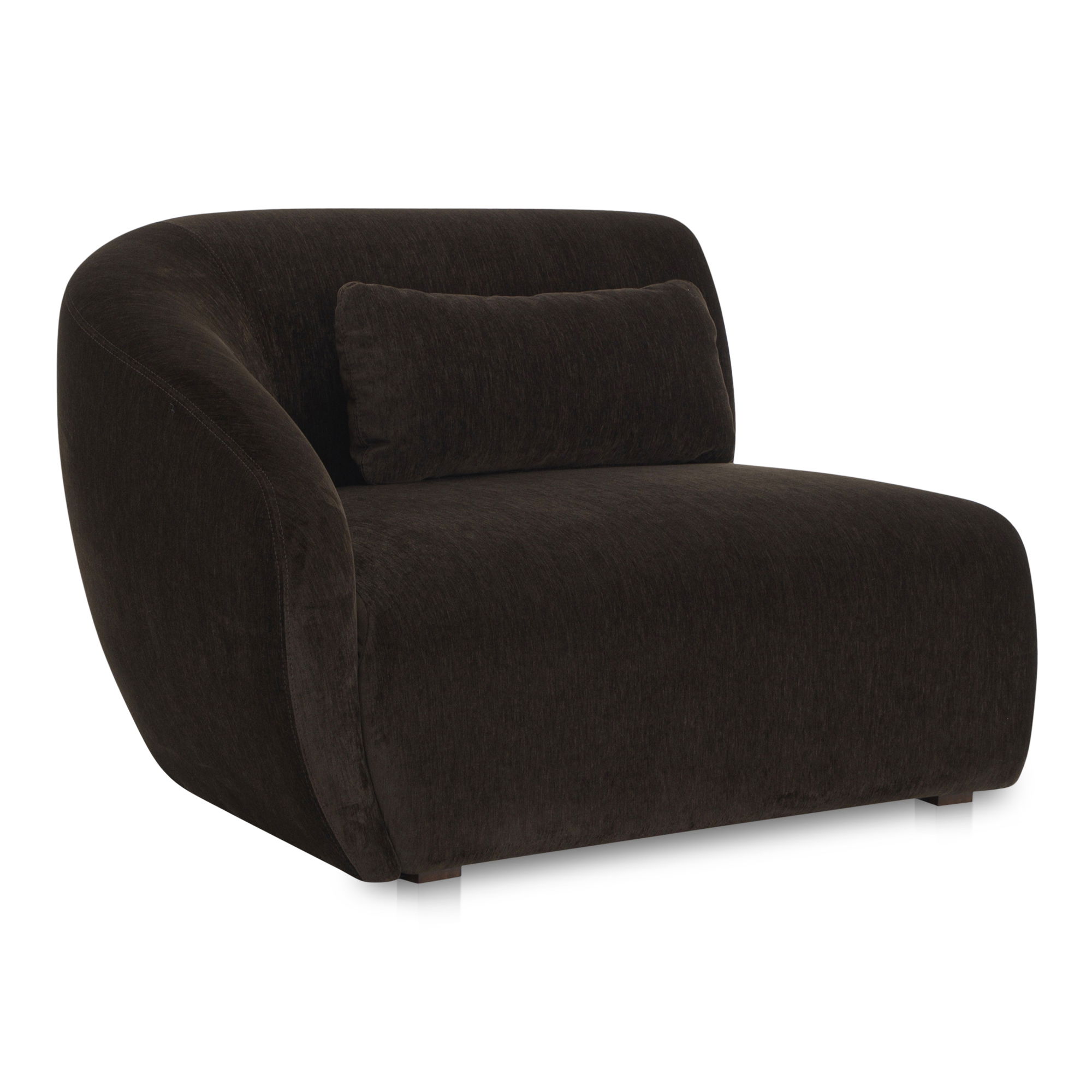 Amelia Left Arm Facing Chair Espresso large image 