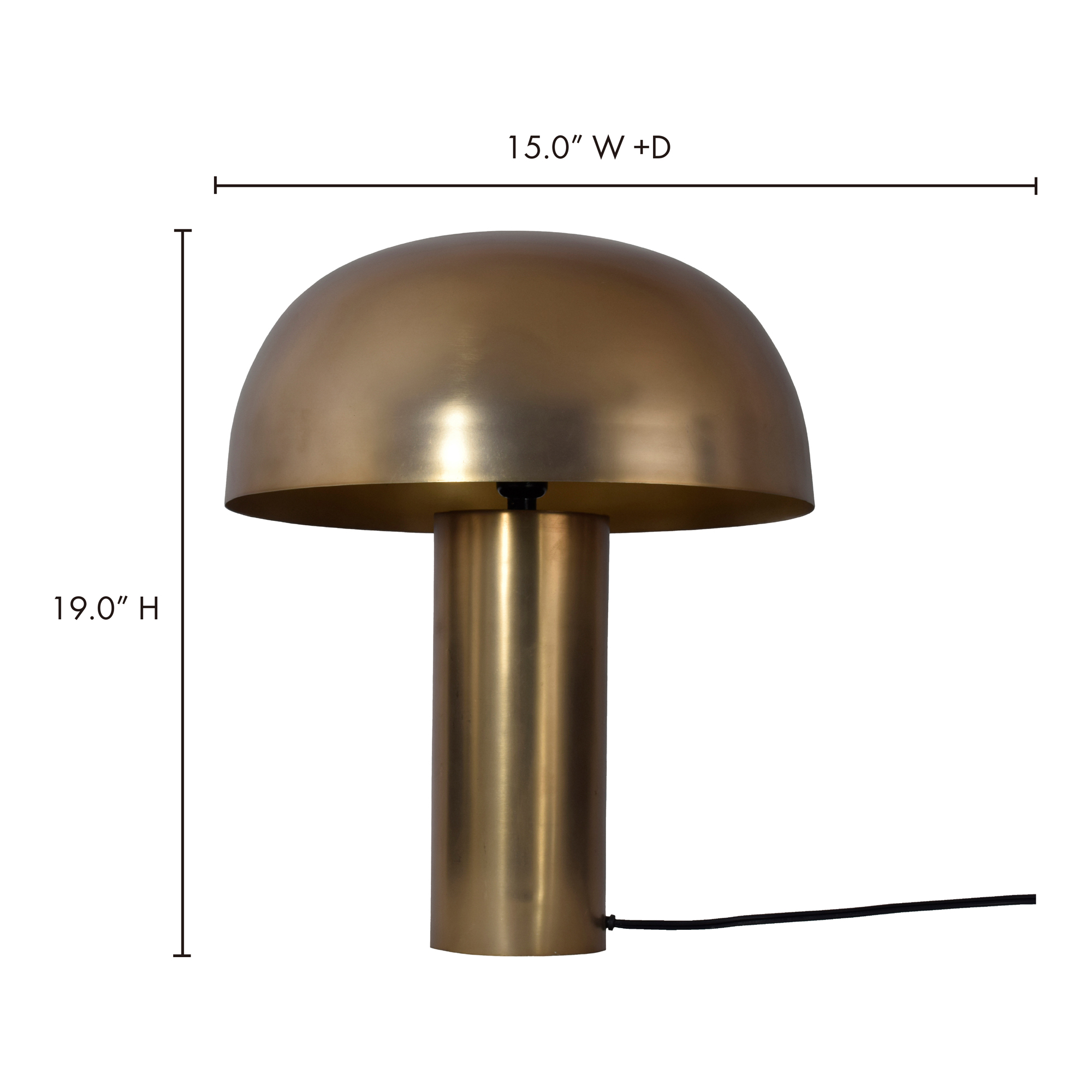 Nanu Table Lamp Brass large image 