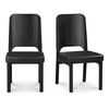 Kerr Dining Chair Vegan Leather Black-set Of Two thumbnail 0