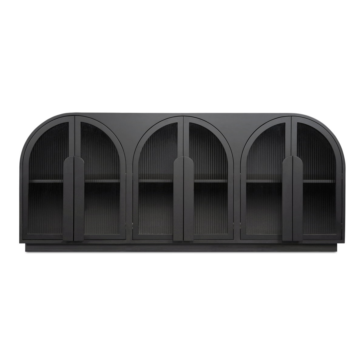 Salone Sideboard Black, Cabinets & Sideboard by Moe's Home, 79" width x 34" height x 18" depth View 1