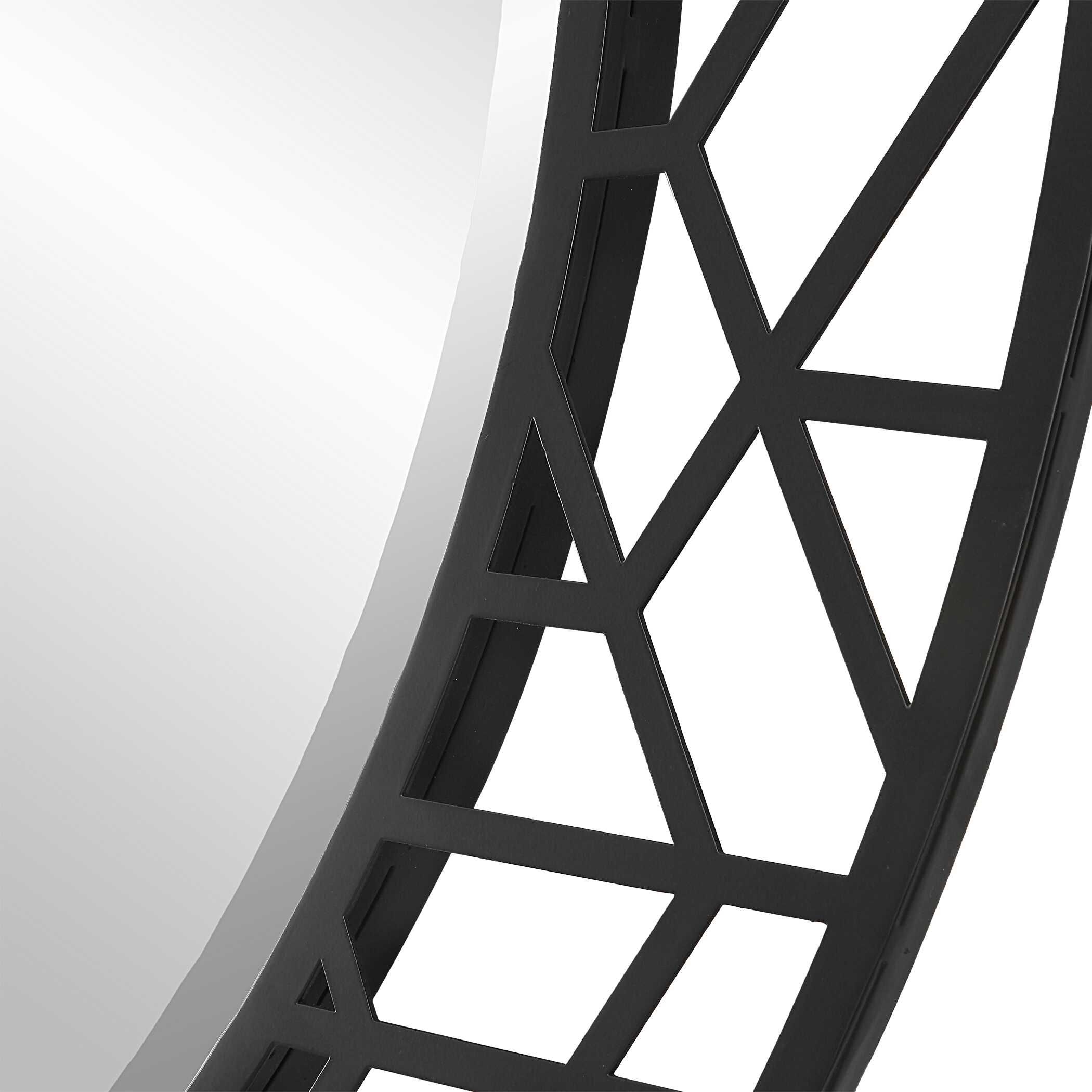 Mosaic Metal Round Mirror Mosaic Metal Round Mirror large image