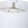 Exposition Nickel Buffet Lamp, Table Lamp by Uttermost, 10" width x 33.5" height x 10" depth thumbnail 7