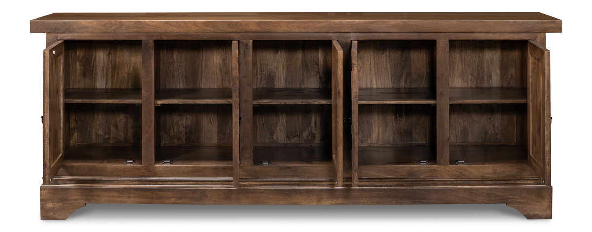 Gentry Sideboard, by Sarreid, 1'8" length x 8'9" width x 3'3" height View 9