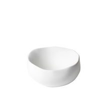 Online Designer Living Room Organic Ceramic Contemporary Decorative Bowl in Matte White