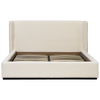 Tobias Bed Queen Cream, by Dovetail, 73" width x 39.75" height x 90.5" depth thumbnail 2