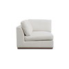 Rue Corner Chair Off White, Sectional Sofa by Moe's Home, 40.6" width x 23.6" height x 40.6" depth thumbnail 1