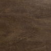 Glenn I 20L x 21W x 24H Dark Brown Wood with Black Iron Frame Square End/Side Table thumbnail 4