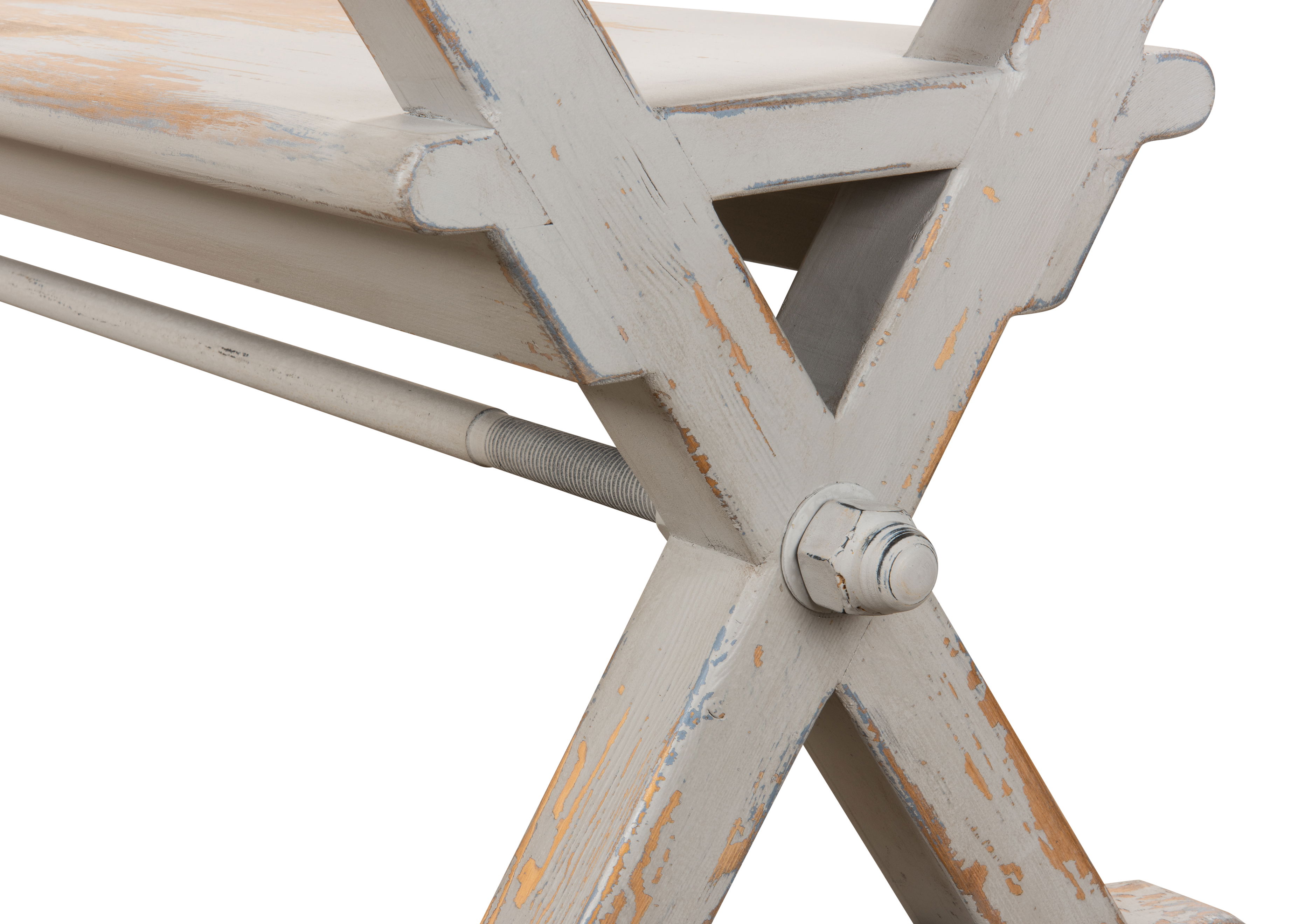 Replica Antique X Bench large image 