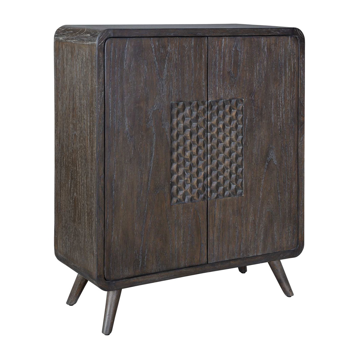 Hausen 2 Door Mid-Century Cabinet, Furniture by Uttermost, 29" width x 35" height x 18" depth View 4