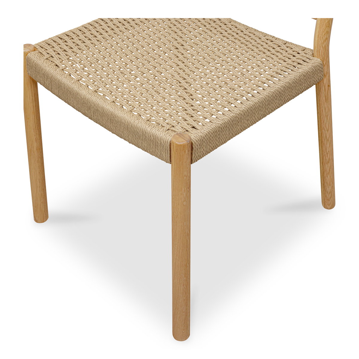 Avery Dining Chair Natural – Set Of Two, by Moe's Home, 20" width x 34.75" height x 21.5" depth View 10