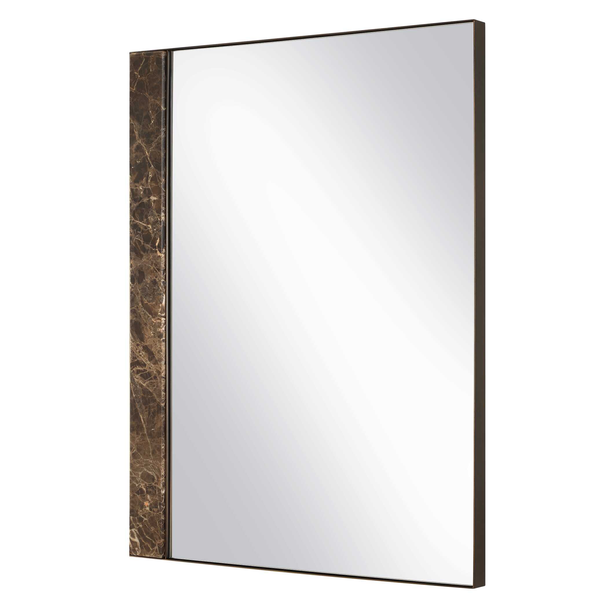 Hanover Marble Mirror, by Uttermost, 26.75" width x 35.62" height x 1.87" depth View 5