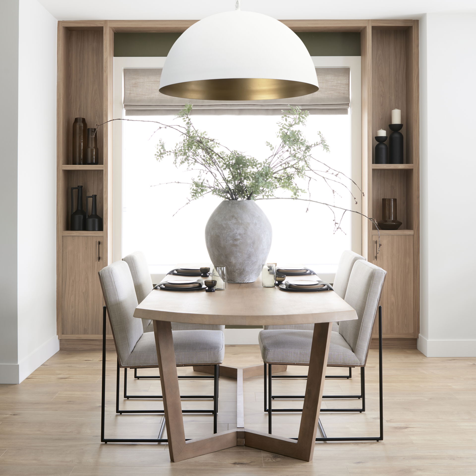 Denver 91.5x38 Rectangular Brown Solid Wood Top & Base Dining Table large image 