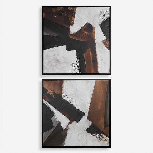 Tactile Inspiration Framed Abstract Art Set/2
