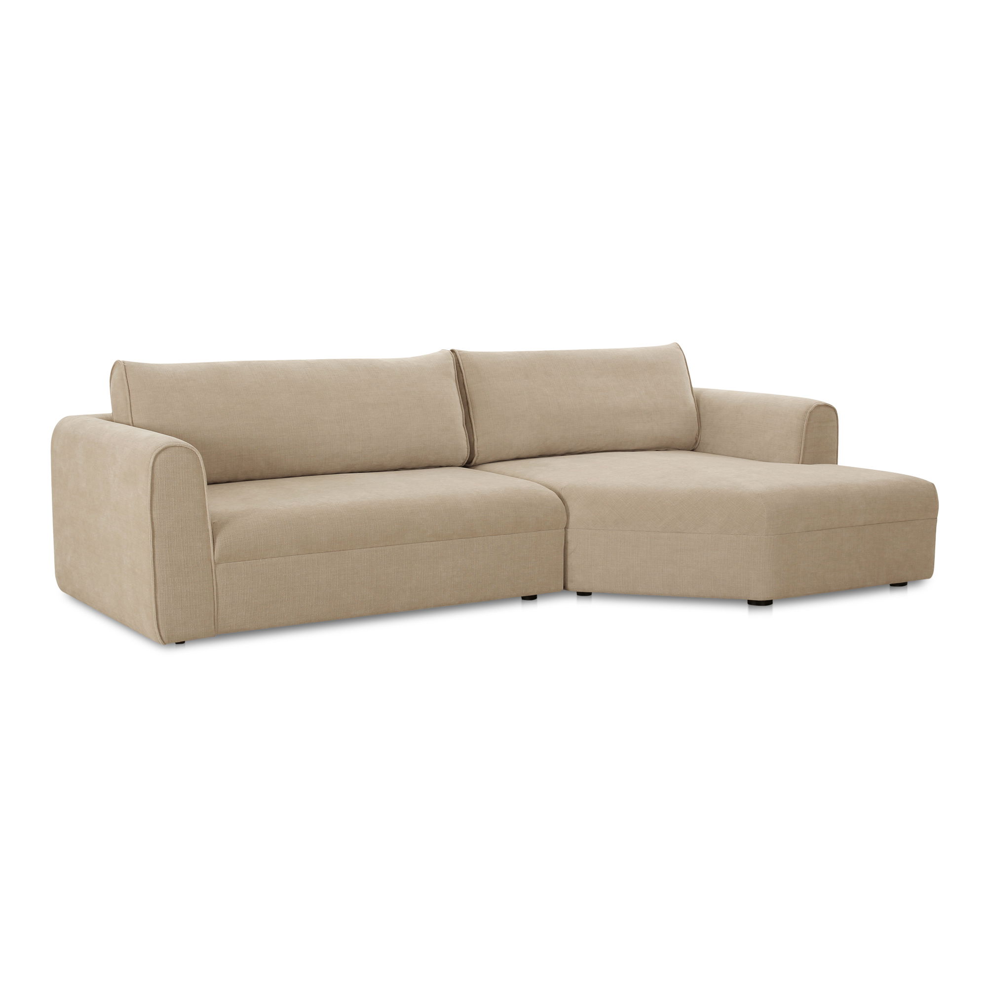 Madrid Right Sectional Cool Beige Madrid Right Sectional Cool Beige large image