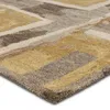 Zoe Bios By Jaipur Living Balsa HNC01 Handmade Abstract Yellow and Taupe Area Rug (10'x14') thumbnail 1