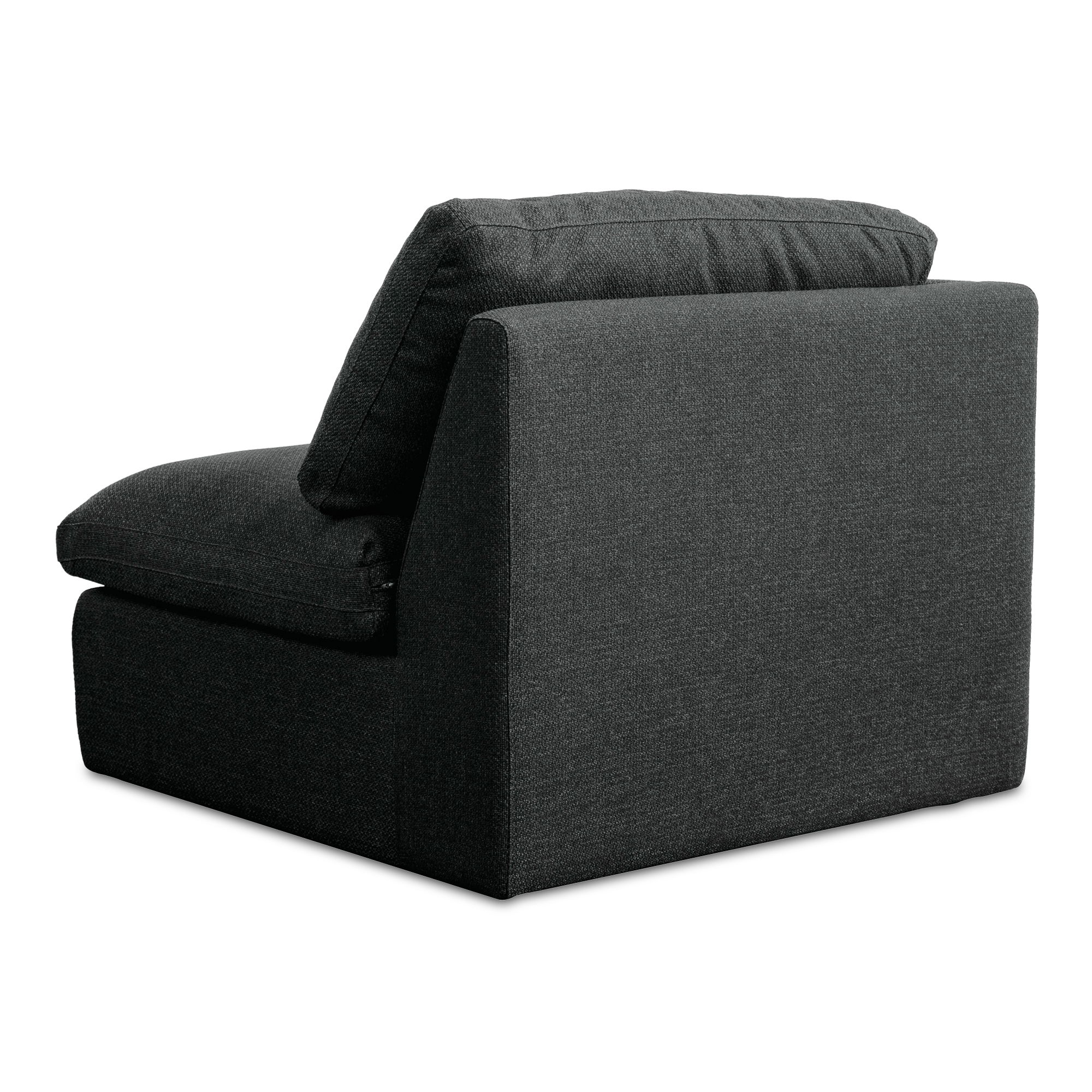 Miles Outdoor Corner Speckled Charcoal, Sectional Sofa by Moe's Home, 40" width x 35.8" height x 40" depth View 3