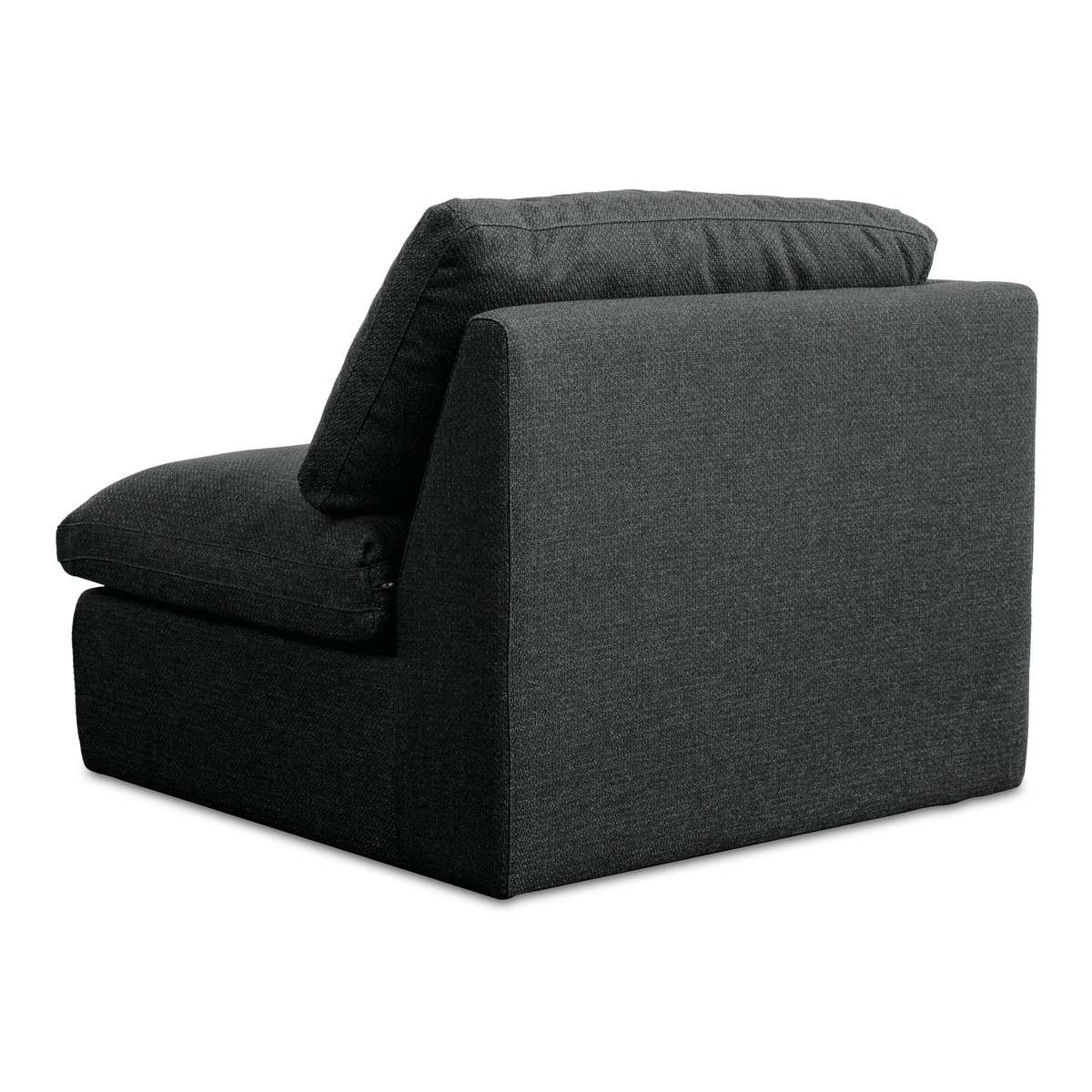 Miles Outdoor Corner Speckled Charcoal, Sectional Sofa by Moe's Home, 40" width x 35.8" height x 40" depth View 3