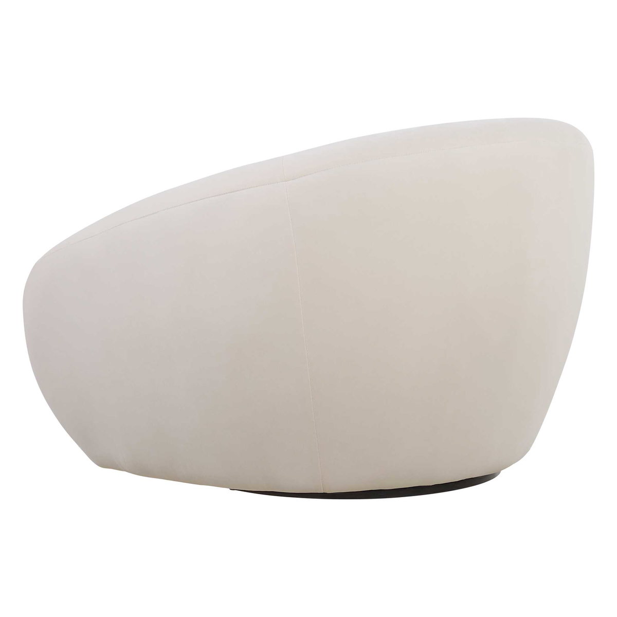 DeSoto Cream Swivel Chair, Furniture by Uttermost, 39" width x 28" height x 38" depth View 8