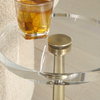 Groove Crystal Drink Table, Side & End Table by Uttermost, 10.25" width x 23.75" height x 10.25" depth thumbnail 5
