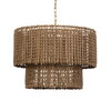 Biswas Woven Jute 1 Light Pendant, by Uttermost, 2' width x 1'6.75" height x 2' diameter x 2' depth thumbnail 4