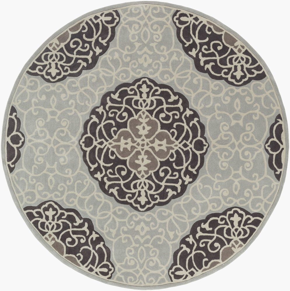 Cosmopolitan Handmade Rug, by Surya, 1'6" length x 1'6" width