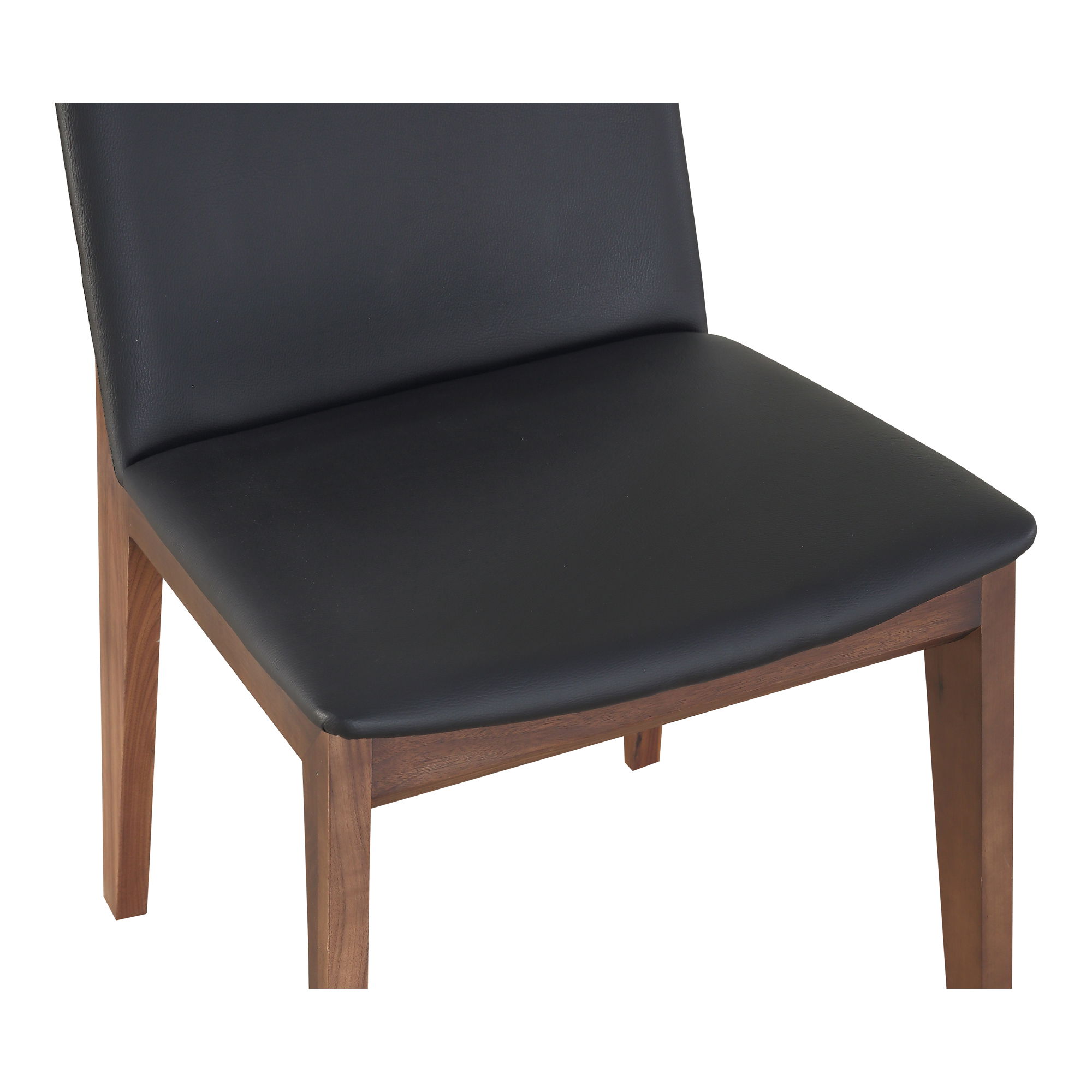 Deco Dining Chair Ebony Pvc - Set Of Two large image 