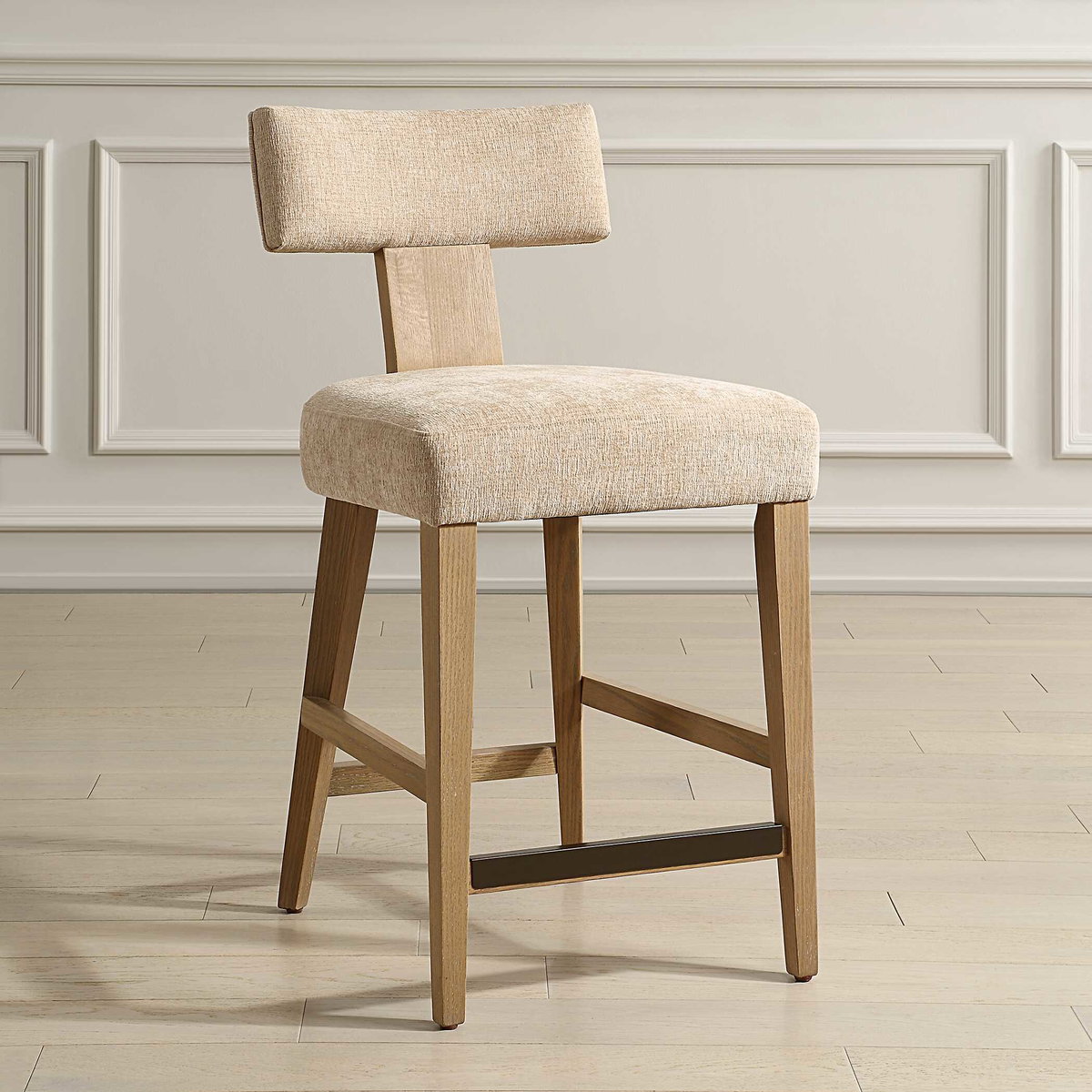 Elysian Sand Counter Stool, Counter & Bar Stool by Uttermost, 18.5" width x 37.5" height x 22" depth View 4