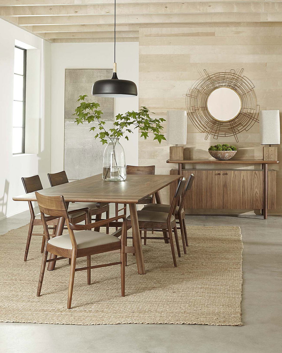 Walnut Grove Dining Table, by Stickley, 74" width x 30" height x 42" depth View 2