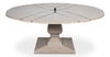 Kelso Jupe Dining Table,Moonskin,M, by Sarreid, 55" length x 55" width x 30" height thumbnail 10