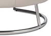 Rondo Occasional Leather Chair White, by Sarreid, 2'7" length x 3'2" width x 2'6" height thumbnail 8