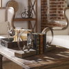 Lounging Reader Antique Bookends Set/2, by Uttermost, 8" width x 9.75" height x 4" depth thumbnail 3