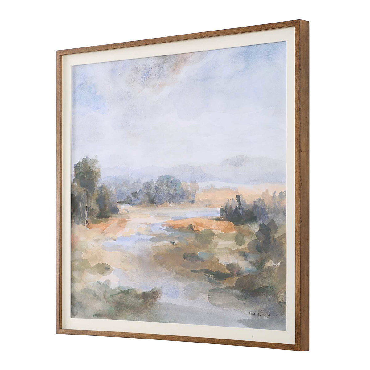 River Afternoon Landscape Print, Art by Uttermost, 39.87" width x 39.87" height x 2" depth View 5