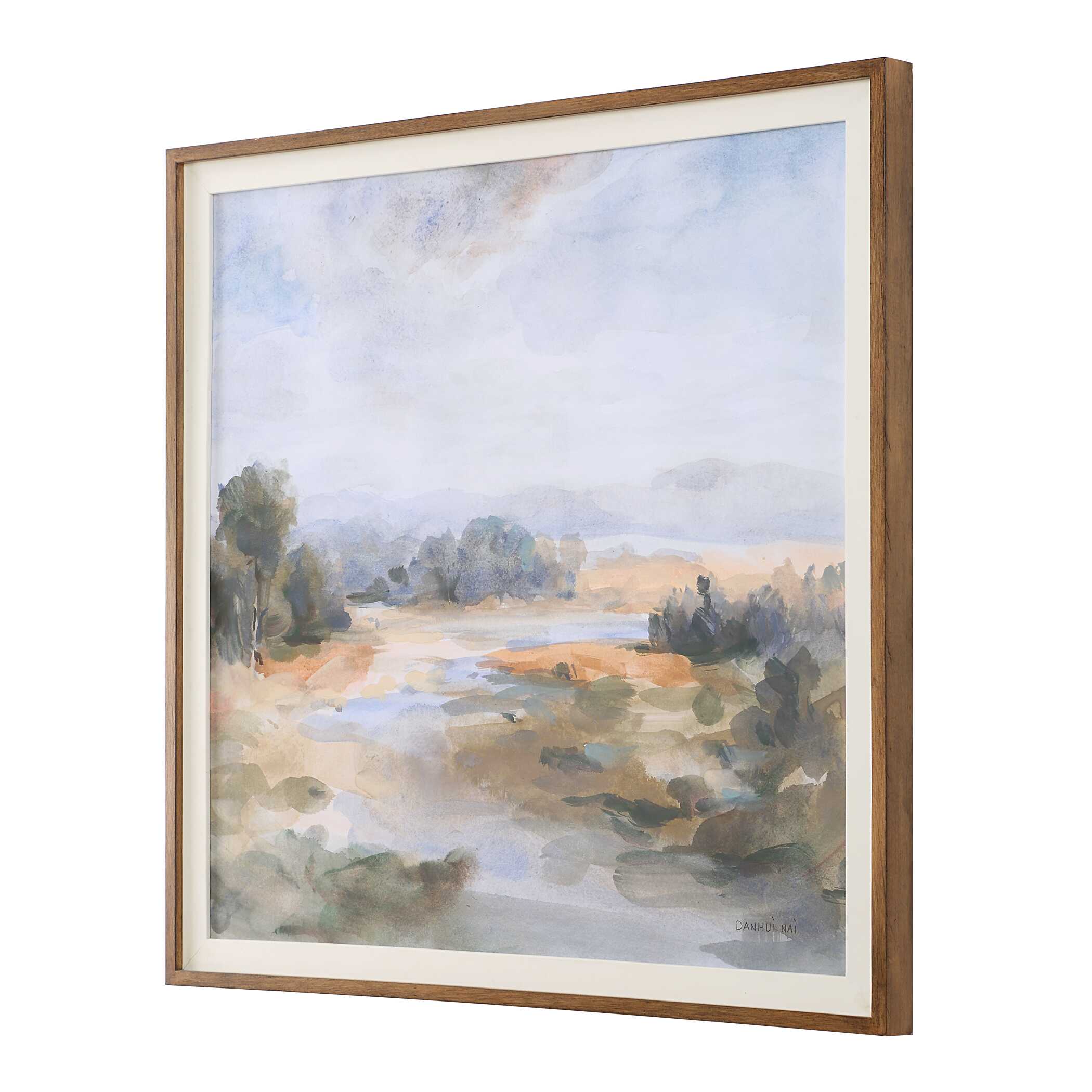 River Afternoon Landscape Print, Painting by Uttermost, 39.87" width x 39.87" height x 2" depth View 5