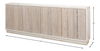 Stefano Narrow Sideboard, Cabinets & Sideboard by Sarreid, 94" length x 12" width x 34" height thumbnail 15