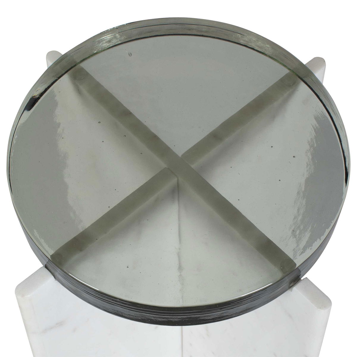 Olina Marble Outdoor Accent Table, Outdoor Table by Uttermost, 1'2" width x 1'10" height x 1'2" depth View 6