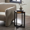 Lennie Cast Glass End Table, Side & End Table by Four Hands, 12.5" width x 22" height x 12.5" depth thumbnail 4