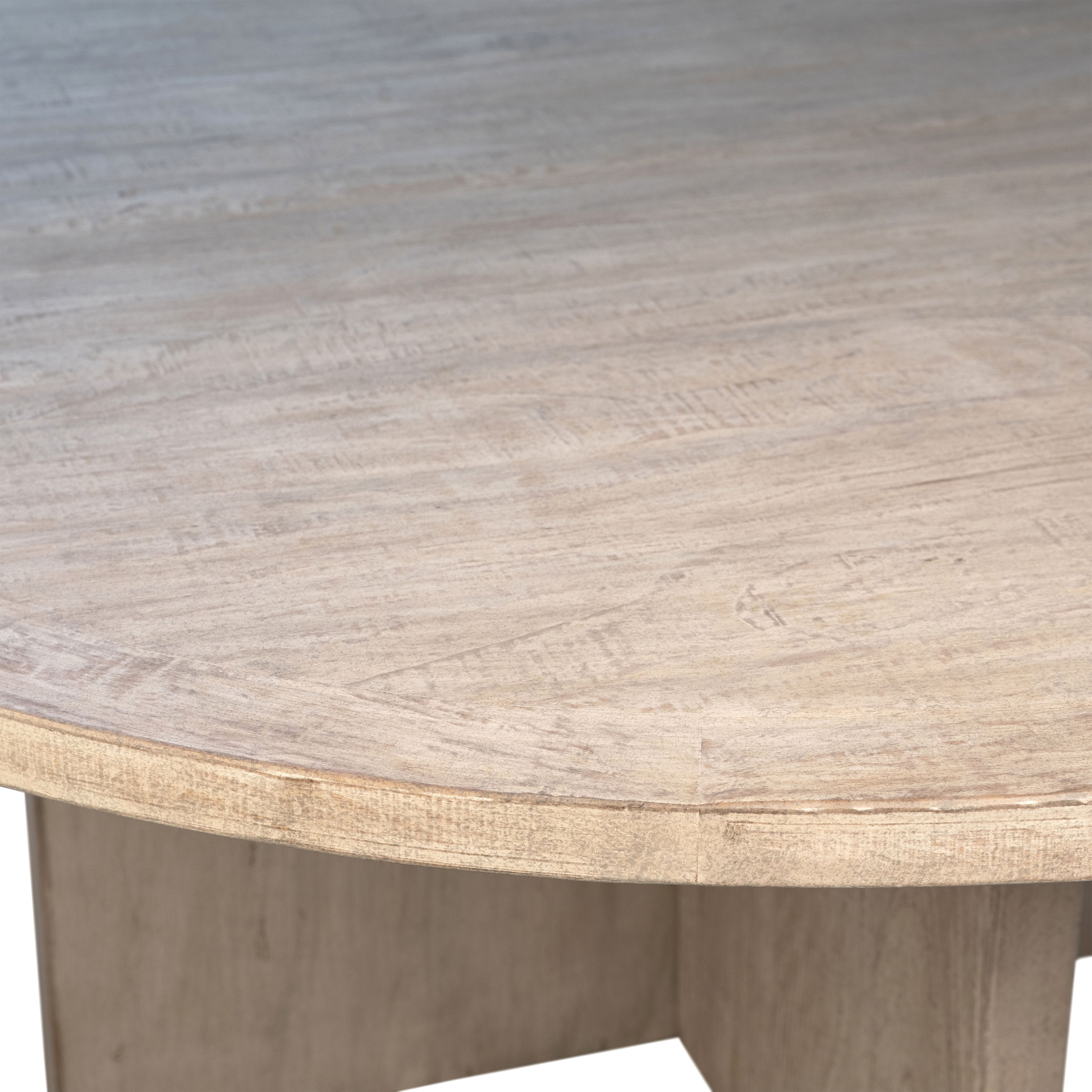 Harley Dining Table 72', by Dovetail, 72" width x 30" height x 72" diameter x 72" depth View 3