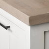 Fairview IV 61L x 17W White And Brown Wood With Storage Hall Tree, Entry & Hallway by Mercana, 61" length x 18" width x 76" height thumbnail 12
