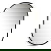 Varina Minimalist Black Oval Mirror thumbnail 0