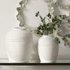 Luna Ridge White Ceramic Vases Set/2, Decorative by Uttermost, 11.75" width x 14.25" height x 11.75" depth thumbnail 4